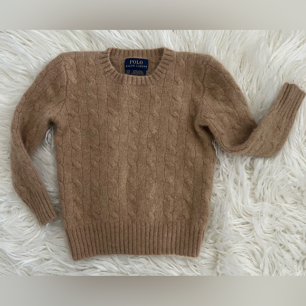 Ralph Lauren cashmere cable knit sweater
